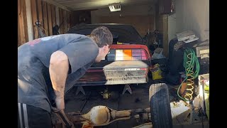 Disc Brake axle Swap part 1 - tearing apart my daily Third Gen Camaro