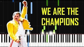 We Are The Champions - Queen [Synthesia Piano Tutorial]