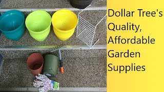 (Video 70) How I Save Money On Garden Supplies | Dollar Tree's Affordable, Quality Bargains.