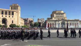 Զինվորական շքերթ  Երեւանում 21.09.2016