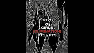 Boys VS Girls Elimination Wheel (Anime Charactets) pt5 - Pt9 #anime