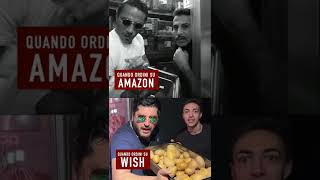 AMAZON vs WISH... QUALE PREFERITE ? #saltbae #videodivertente #saltbaememe #nusret