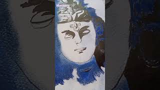 Lord Shiva🙏🥰|Painting🙇|Level hard 💪|#viral #trending #shorts #art #watercolor