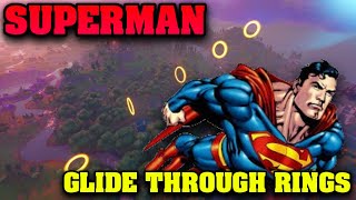 Fortnite: Glide Through rings As Clark Kent!!! - [Superman 64 x Fortnite] - (OMG!!!)