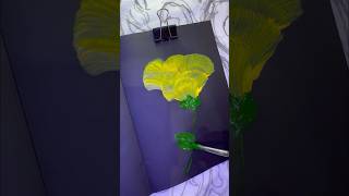 Simple And Easy Acrylic Painting/Easy Flower Painting #art #shortvideo #youtubeshorts #viralvideo