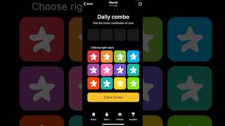 Starsfi Daily Combo 15 November | daily combo for starsfi | Starsfi airdrop launch date | #starsfi