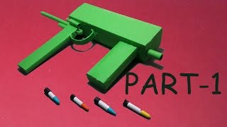 | DIY | How to make a paper '''Hell weapon''that shoots paper bullets  Toy weapons ( PART -1 )