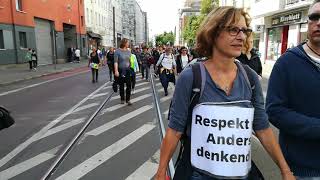 #be2808 13.31Demozug Teil3 #Demokratischer Widerstand erreicht wider #Demoverbot Brunnenstraße