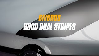 Hood Dual Stripes for R1T / R1S - Install Guide - RIVBROS