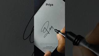 Priya name signature style #signature #signoartist