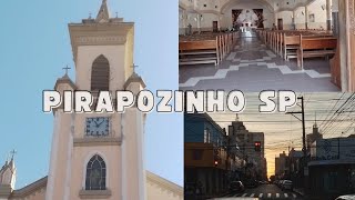 CONHECENDO PIRAPOZINHO-SP | VISITEI A IGREJA MATRIZ. #viagens