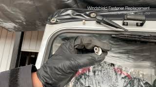 Windshield Fastener Replacement [Mitsubishi Jeep J53]