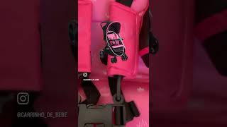 Especialista em Peças de Carrinho - Forro do Assento Nexus Cosco Rosa #carrinhodebebe #lojadebebe