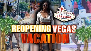 TRAVEL VLOG :REOPENING VEGAS VACATION 👀AFTER COVID