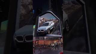 BMW advertisement on Times Square