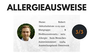 MedAT 2021: Allergieausweise merken Walkthrough 3/3 - Gedächtnis und Merkfähigkeit