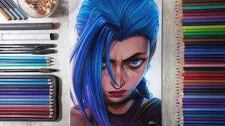 Drawing Jinx (Arcane: League of Legends) | Fame Art