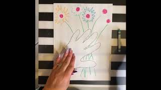 Pablo Picasso Kindergarten Flower Drawing