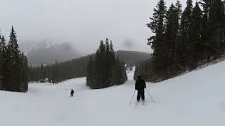 360 EP.3  Ski at Mount Norquay Beginners Runs  / Can in Canada