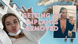 MY EXPLANT JOURNEY - GETTING MY IMPLANTS REMOVED (MY 4TH BOOB JOB!)