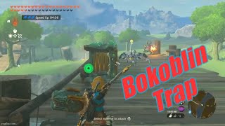 The Springs on The Bridge Bokoblin Trap - Zelda: Tears of the Kingdom