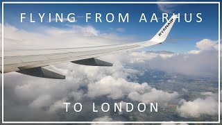 Flying from Aarhus to London