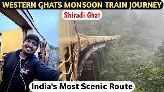 Bangalore To Karwar Train | Bangalore To Subramanya Train | Shiradi Ghat | Western Ghat | Monsoon