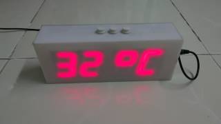 Digital clock led 7 segment 1.8" using stm8