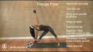 Stratusphere Yoga DVD - Triangle Pose