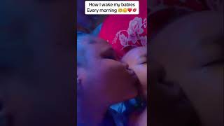 How I wake my kids❤️ #baby #babies #mom #momlife #fyp #cute #tiktok #trend #shorts #short #viral #a