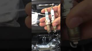 Kia Stinger GT misfire spark plug comparison to oem.