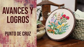 TRANSFORMANDO HILOS EN ARTE: MIS AVANCES EN PUNTO DE CRUZ