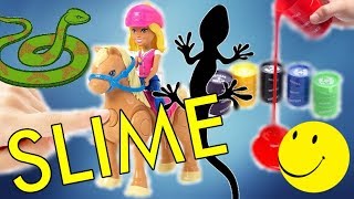 Barbie on the go & Color Slime • Sprzątanie wesołego miasteczka • bajki po polsku