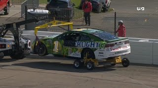 ROSS CHASTAIN'S CAR ON A DOLLY - 2024 IOWA CORN 350 NASCAR CUP SERIES AT IOWA