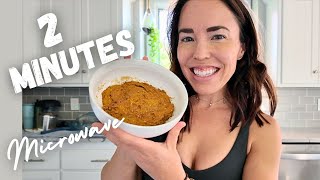 PUMPKIN PANCAKE FOR ONE! (High Protein, Healthy, & Easy)