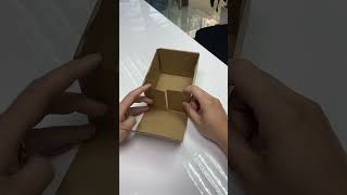 How to fold Top Bottom Paper Box# #cardboard #carton