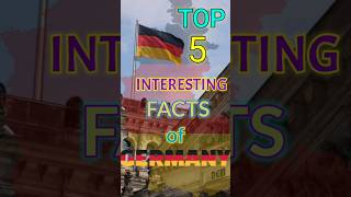 TOP 5 INTERESTING FACTS OF GERMANY #viral #fact #interestingfacts #trending #germany #shorts