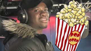 MANS NOT HOT popcorn meme