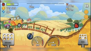 Hill Climb Racing Mobile Gameplay| 1200m Target| Best android game 🎮