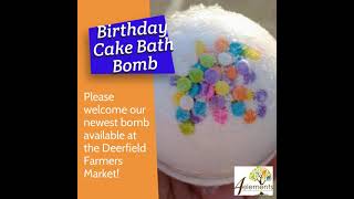 Birthday Cake Bath Bomb