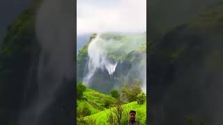 beautiful natural view #love #waterfall #nature #travel #trekking #song #music #tamil #tamilsong