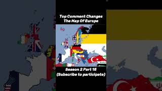 Top Comment Changes The Map Of Europe