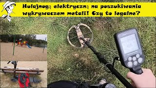 Hulajnogą elektryczną na poszukiwania wykrywaczem metali! Czy to legalne?