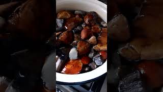 Готовим грибочки#лето #вкусныерецепты #еда