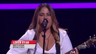 Loren Ryan - Bootylicious | The Voice Australia 6 (2017) | Blind Auditions