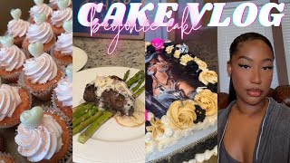 LETS MAKE A BEYONCE CAKE | CAKE VLOG