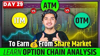 DAY 29 || ITM /Otm/Atm Optionchain by Prashant Chaudhary