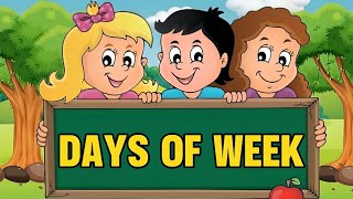 Days  Of The Week Nursery Rhyme | Nursery Rhymes & Kids Songs | Rhyme Time Kids