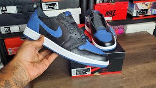 Mystic Navy Jordan 1 Low Cross Da Water Ratchet Review!!!