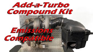 6 7L Emissions Friendly Add-a-Turbo Compound Kit | Cummins Add a Turbo kit | Dodge Ram 6.7 Cummins